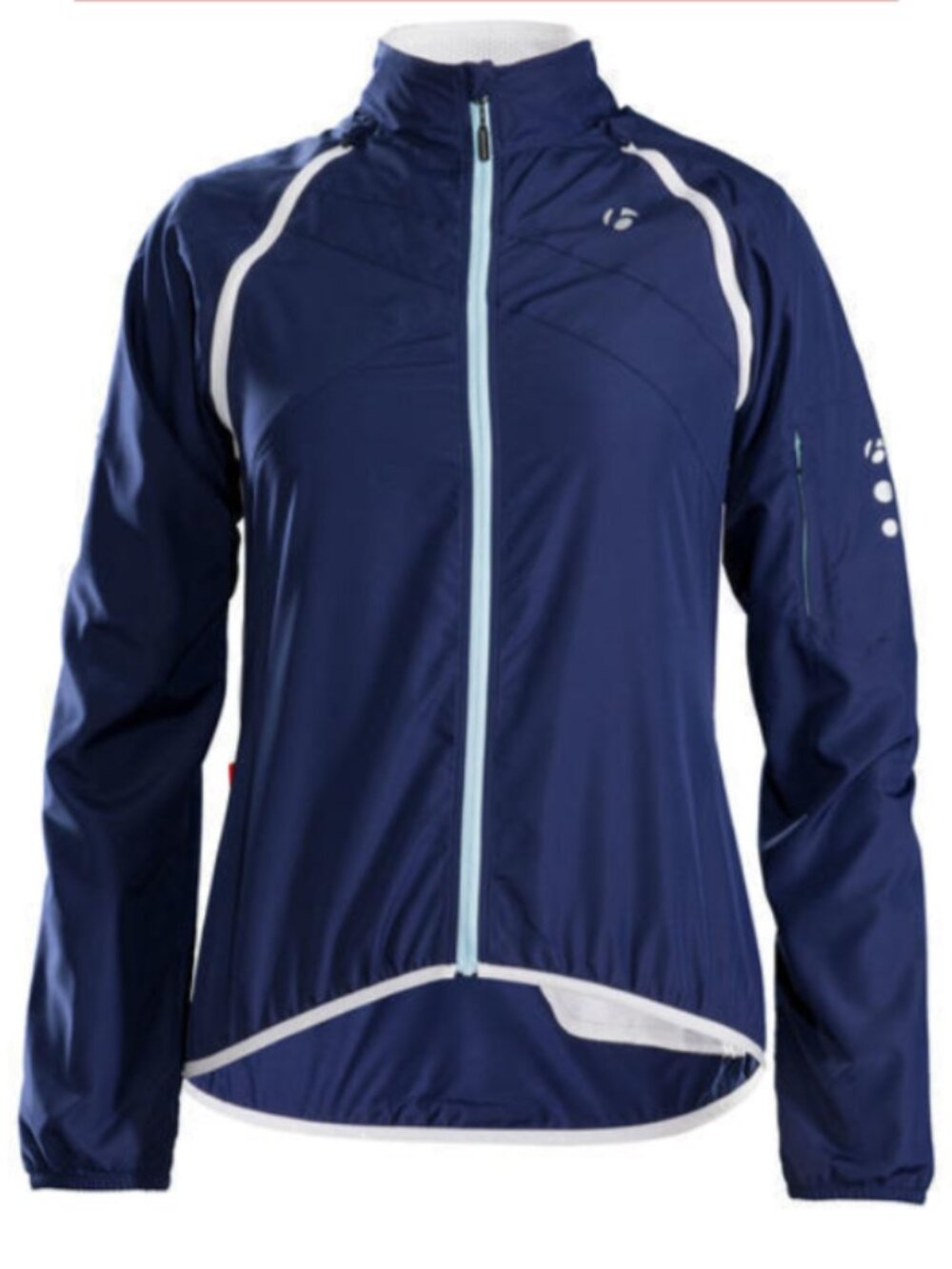Bontrager RACE WSD Womens Navy Blue Convertible Windshell Cycling Jacket S/M